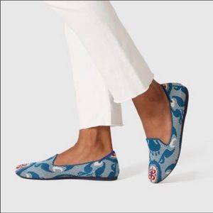 RARE Rothy's Retired Moroccan Teal Loafers | US 9.5
